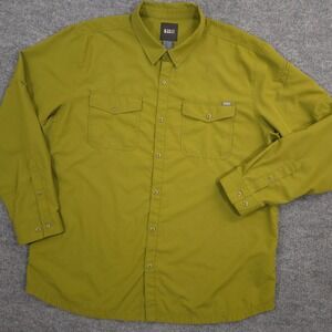 511 Tactical Marksman Shirt Mens 2XL Green Performance Utility Long Sleeve UPF